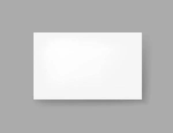 Mockup Ρεαλιστική Επαγγελματική Κάρτα Ρεαλιστική Πλαστική Κάρτα Χαρτί Δώρου — Διανυσματικό Αρχείο