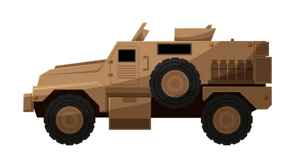 Militärische Produktion Neue Art Von Waffen Flachvektor Illustration — Stockvektor