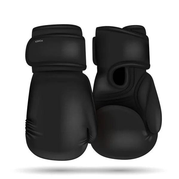 Γάντια Πυγμαχίας Αθλητικά Χέρια Γροθιά Στοιχεία Για Τον Εξοπλισμό Μπόξερ — Διανυσματικό Αρχείο
