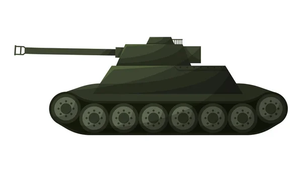 Produção Militar Novo Tipo Arma Ilustração Vetorial Plana — Vetor de Stock