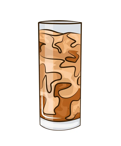 Горячий Холодный Кофе Пейте Векторную Плоскую Иконку Векторная Иллюстрация Eps10 — стоковый вектор