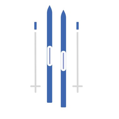 İzole edilmiş renkli gökyüzü ekipmanı simgesi Vektör illüstrasyonuName