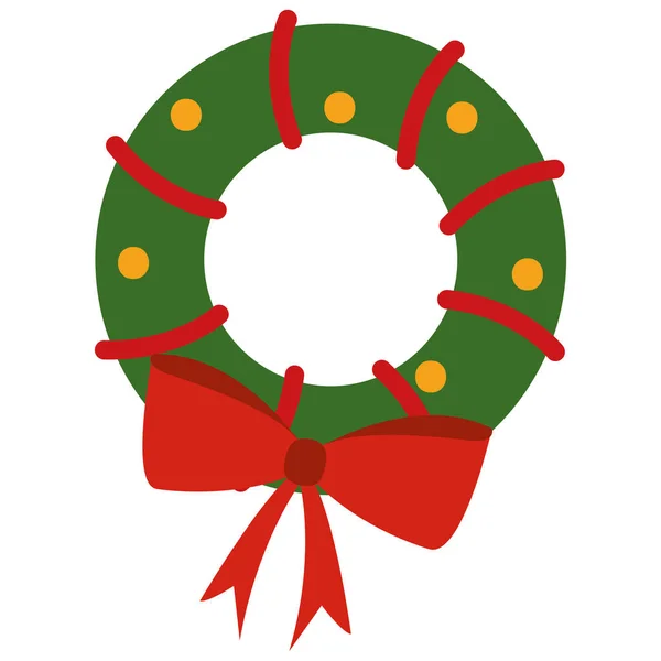 Geïsoleerde Kerst Hulst Blad Schets Icoon Vector Illustratie — Stockvector