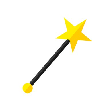 Isolated colored magic wand toy icon Vector illustration
