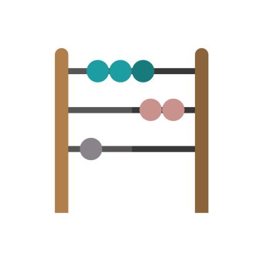 Isolated colored abacus toy icon Vector illustration