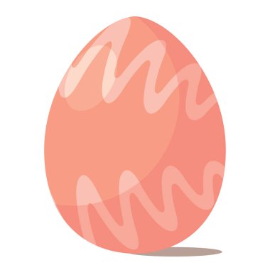 Renkli Paskalya yumurtası ikonu Vektör illüstrasyonuName