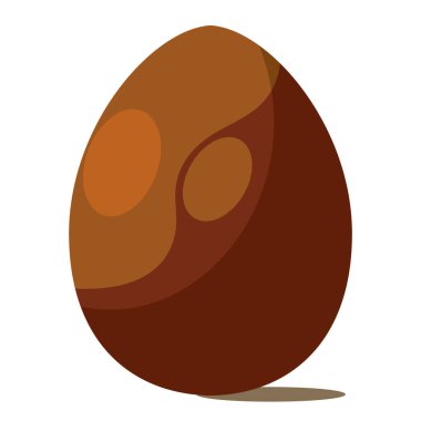 Renkli Paskalya yumurtası ikonu Vektör illüstrasyonuName