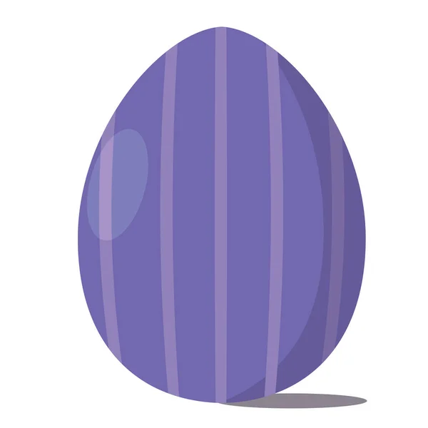 Icono Huevo Pascua Color Aislado Ilustración Vectorial — Vector de stock