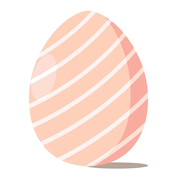Icono Huevo Pascua Color Aislado Ilustración Vectorial — Vector de stock