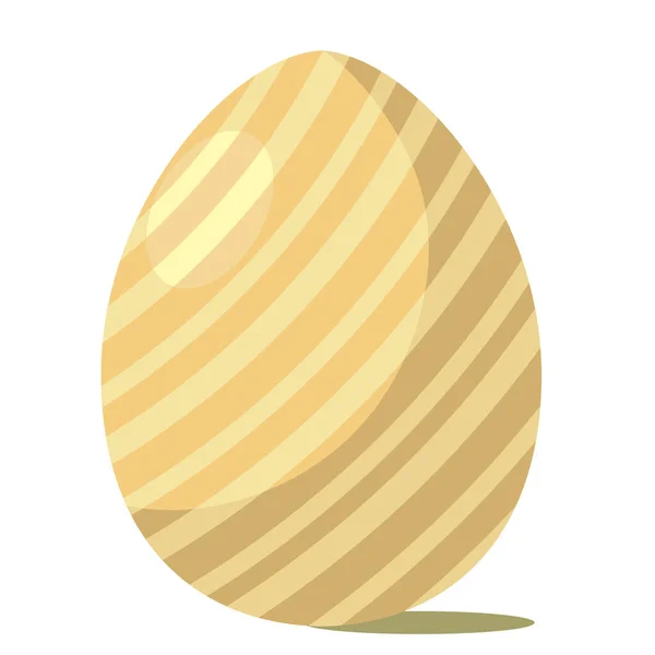 Изолированное Цветное Пасхальное Яйцо — стоковый вектор