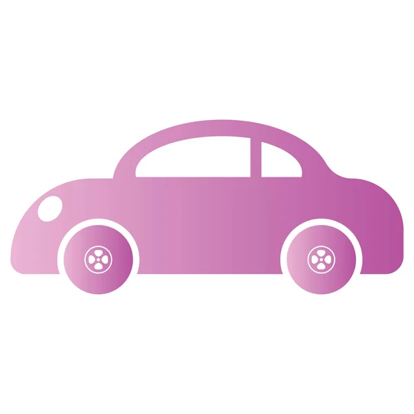 Isolated Colored Car Icon Flat Design Vector Illustration — Stock Vector
