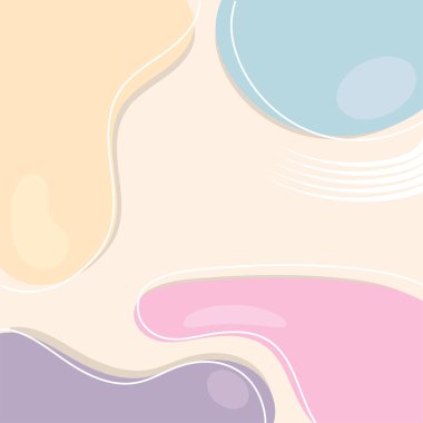 Colored neutral color background with watercolor effect Vector illustration
