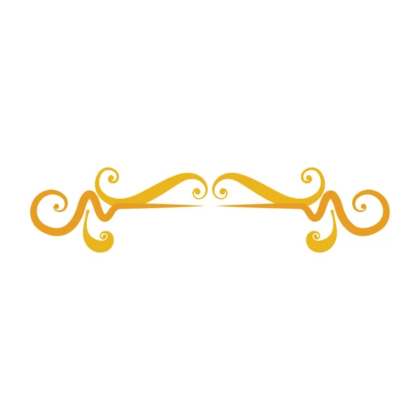 Izolovaný Zlatý Rámeček Arabského Rámečku Vektorová Ilustrace — Stockový vektor