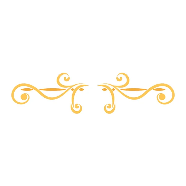 Isolerad Gyllene Gräns Arabisk Ram Vektor Illustration — Stock vektor