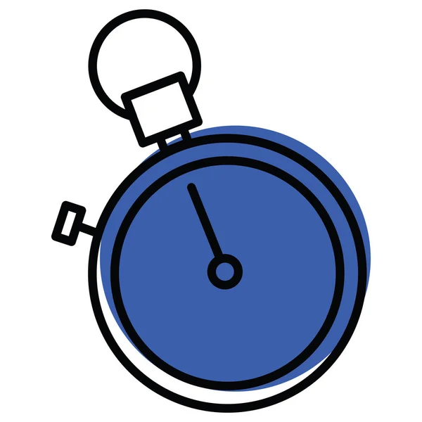Isolierte Farbige Chronometer Skizze Ikone Vektor Illustration — Stockvektor