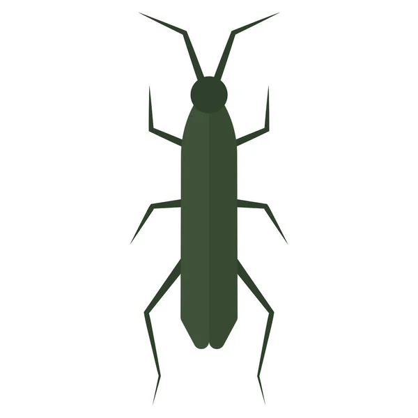 Izolovaná Barevná Ikona Hmyzu Vektorová Ilustrace — Stockový vektor