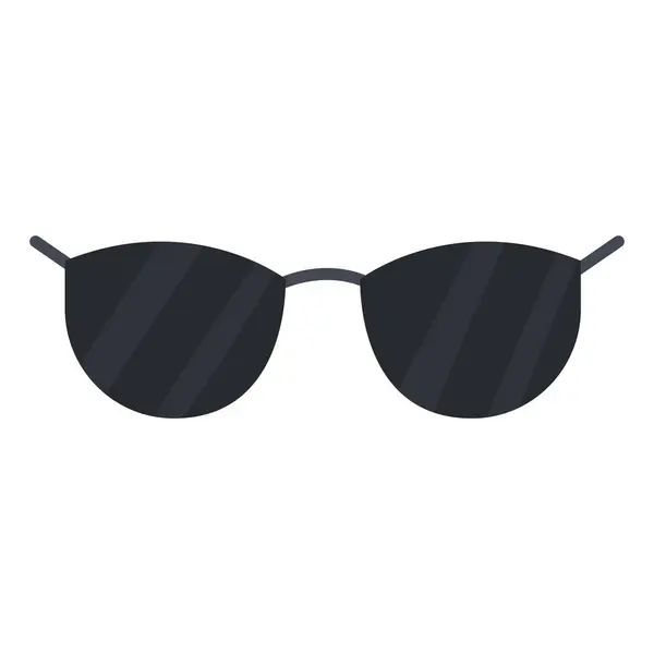 Isolado Colorido Moda Óculos Sol Ícone Vector Ilustração — Vetor de Stock