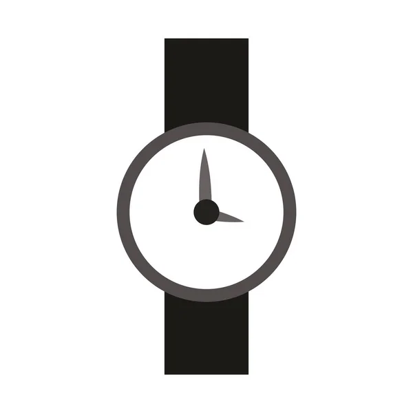 Ícone Relógio Pulso Colorido Isolado Ilustração Vetorial — Vetor de Stock