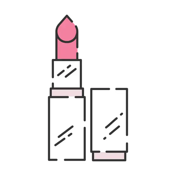 Isolated Colored Lipstick Fashion Icon Vector Illustration — Stockvektor