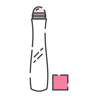 Isolated lip gloss colored fashion icon Vector illustration