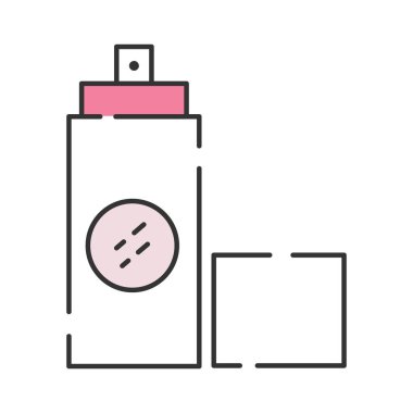 Isolated Face Primer colored fashion icon Vector illustration