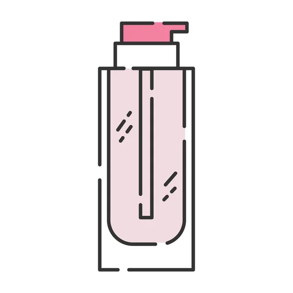 Isolated Lotion Colored Fashion Icon Vector Illustration — Stock vektor