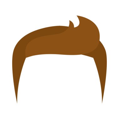 Renkli erkek saç stili Vektör illüstrasyonu