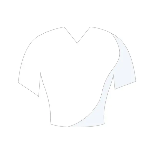 Ізольовані Кольорові Жіночі Сорочки Значок Одягу Векторні Ілюстрації — стоковий вектор