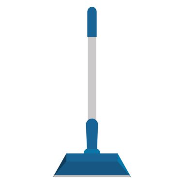 İzole edilmiş renkli toz toplayıcı simge taşıyıcı illüstrasyonu