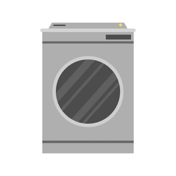 Isolierte Farbige Waschmaschine Wäschesymbol Vector Illustration — Stockvektor