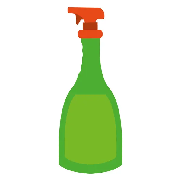Μεμονωμένο Χρωματισμένο Υγρό Σαπούνι Μπουκάλι Καθαρισμού Εικονίδιο Διάνυσμα Εικόνα — Διανυσματικό Αρχείο