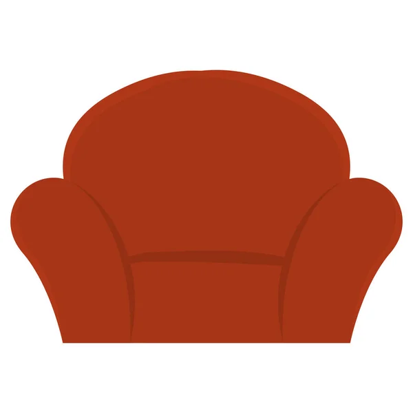 隔離された着色されたソファーのスケッチ アイコン ベクターのイラスト — ストックベクタ