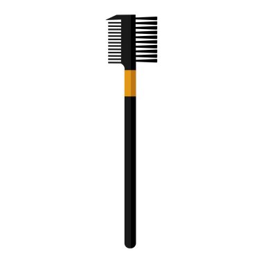 Isolated makeup brush colored fashion icon Vector illustration