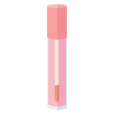 Isolated lip gloss colored fashion icon Vector illustration