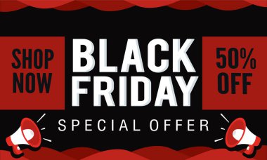 Siyah Cuma satış arka plan vektör çizim