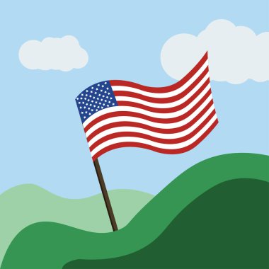 Renkli Anma Günü konsepti poster illüstrasyonu