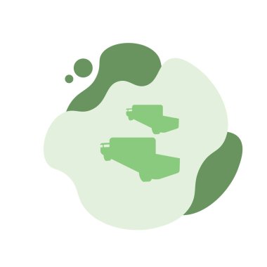 İzole edilmiş 3B araba Falt tasarım Vektörü illüstrasyonu