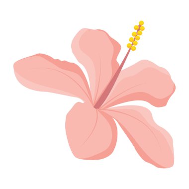 Renkli çiçek ikonu İlkbahar Vektör illüstrasyonu