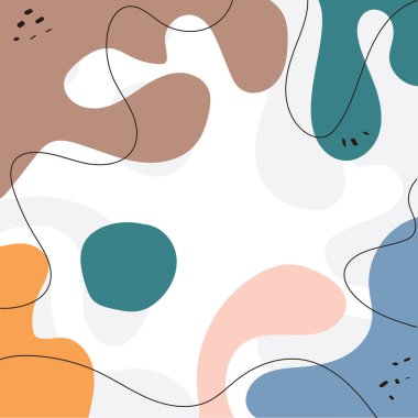 El çizimi renkli arkaplan vektörü illüstrasyonuName