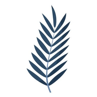 Yaprak Vektörü illüstrasyonunun renkli simgesi