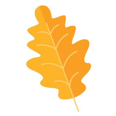 Ilık turuncu ve kırmızı tonlarda iki canlı sonbahar yaprağı, sonbahar tasarımları için mükemmel, Vektör çizimi