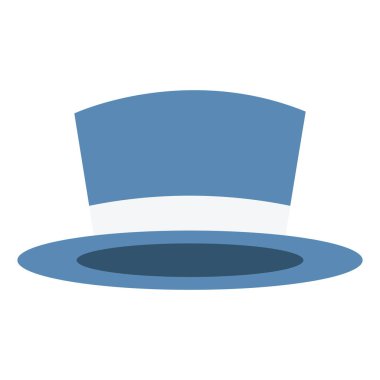 Renkli beyler şapka simgesi Vektör illüstrasyonu