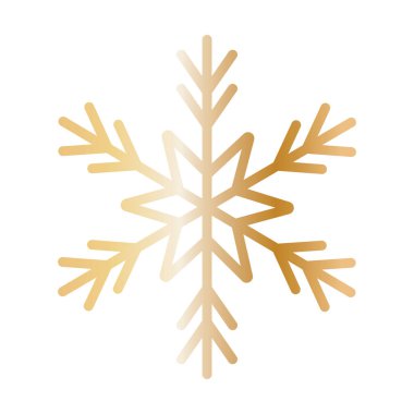 Renkli kar tanesi simgesi Vektör illüstrasyonu