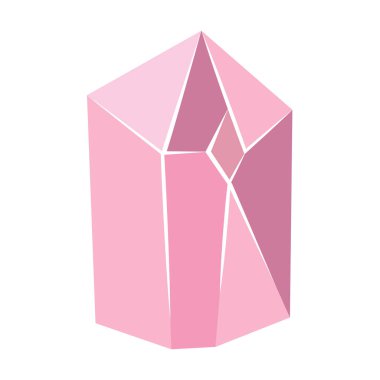 Geometrik renkli kristal yapı soyut Vektör çizimi
