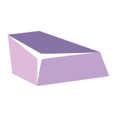 Geometrik renkli kristal yapı soyut Vektör çizimi