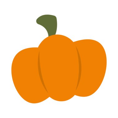 Ölüm illüstrasyonunun izole edilmiş balkabağı Meksika günü