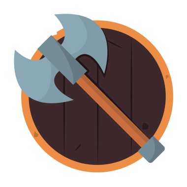 İzole kılıç animasyon silah Ortaçağ ikonu çizimi