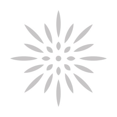 İzole edilmiş gri havai fişek efekti simgesi Vektör illüstrasyonu