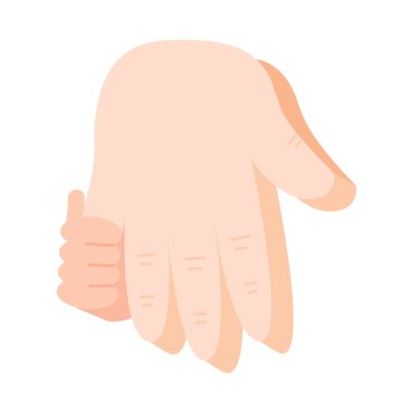 Zarfın içinde baba mektubu var. Vektör illüstrasyonu