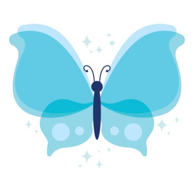 Renkli kelebek kanatları. Vektör illüstrasyonu